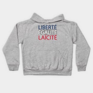 LIBERTÉ ÉGALITÉ LAÏCITÉ Kids Hoodie